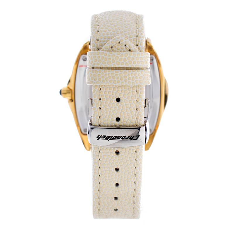 Zegarek CHRONOTECH CT7814M-04S. Kwarcowy, Kolor żółty. Kobieta.