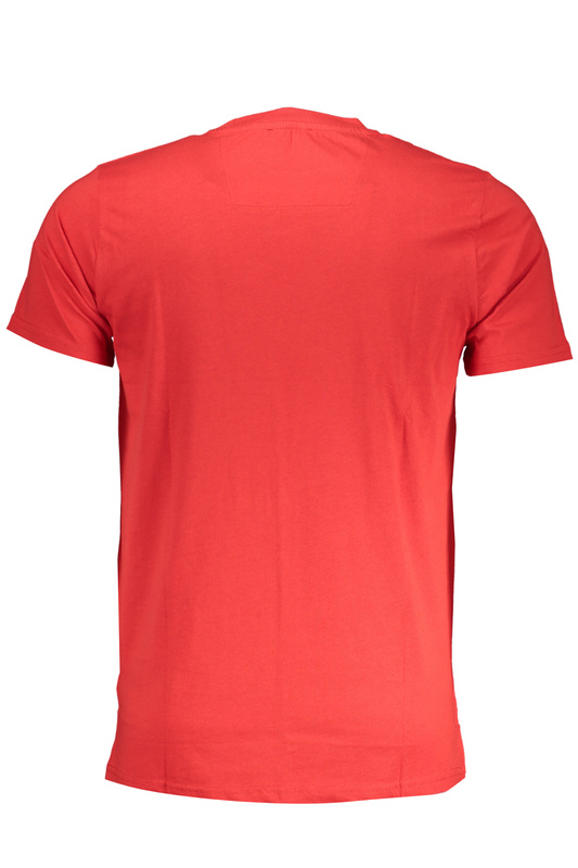 T-SHIRT MĘSKI Z KRÓTKIM RĘKAWEM KLASY CAVALLI CZERWONY