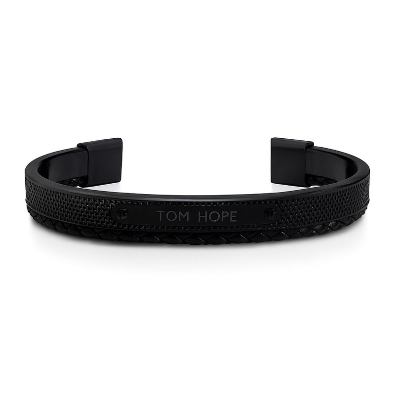 Biżuteria TOM HOPE TM0572. Bransoletka, Kolor czarny. Unisex.