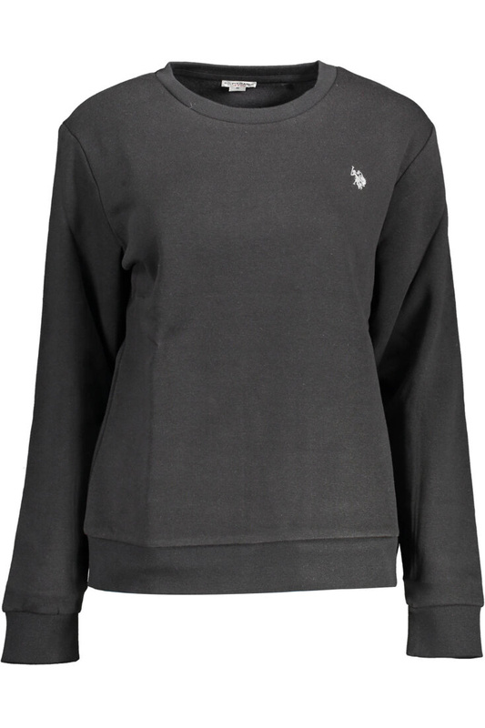 BLUZA POLO US CZARNA BEZ ZAMKA