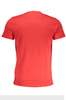 T-SHIRT MĘSKI Z KRÓTKIM RĘKAWEM KLASY CAVALLI CZERWONY