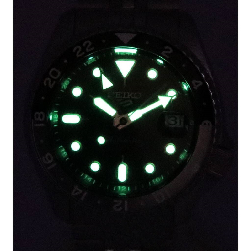 ZEGAREK MĘSKI SEIKO 5 SPORTS SSK003K1 GMT AUTOMAT WR100 + BOX