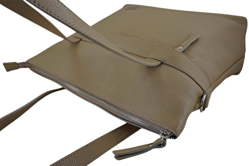 Torebka skórzana shopperbag na ramię Barberini's