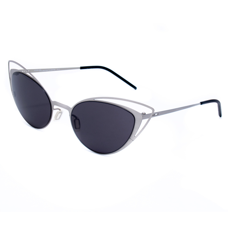 Okulary ITALIA INDEPENDENT 0218-075-075. Okulary przeciwsłoneczne, Kolor srebrny. Kobieta.