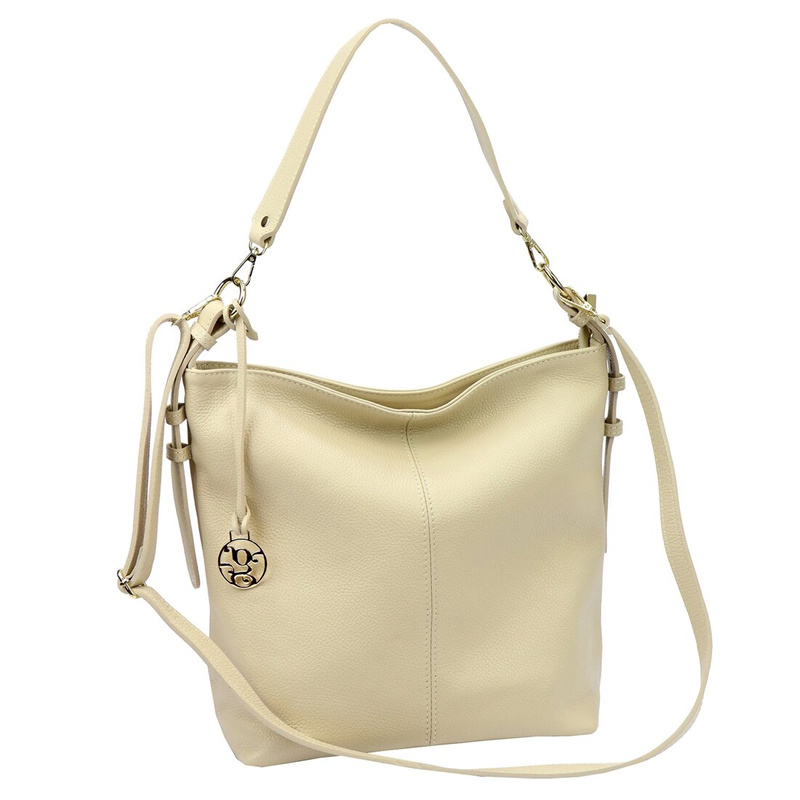 Gregorio pojemna damska torebka na ramię skóra naturalna shopperbag