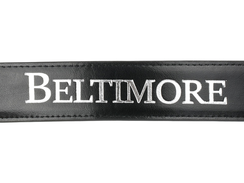 BELTIMORE pasek ze skóry licowej naturalnej premium A36 : Kolory - czarny, Rozmiar pasków - r.95-110 cm