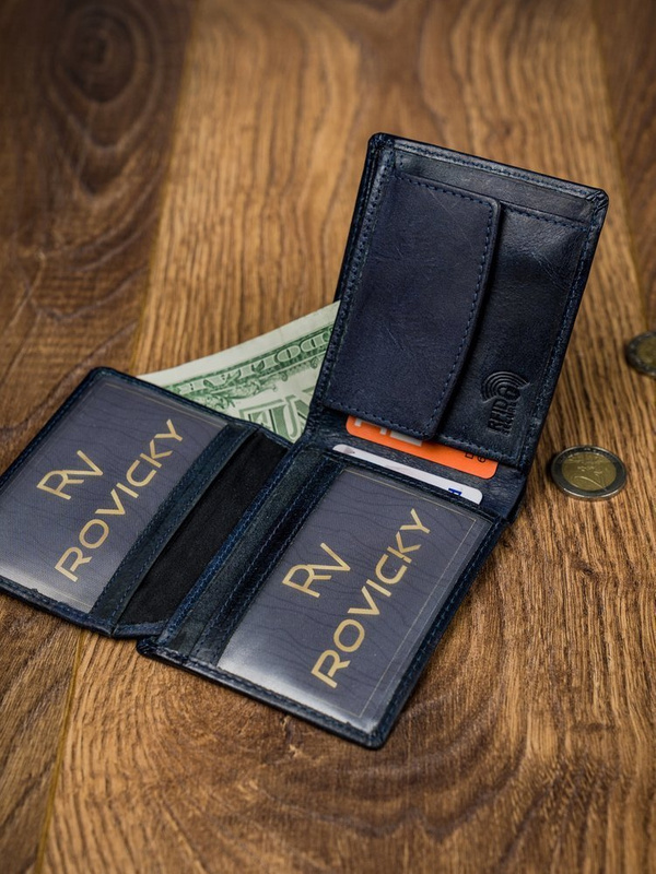 Skórzany męski portfel Wild N1186-HP