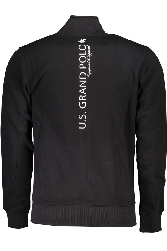 CZARNA BLUZA MĘSKA Z ROZPINANYM NA ZAMEK US GRAND