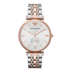 Zegarek ARMANI AR1682. Kwarcowy, Kolor szary. Kobieta.