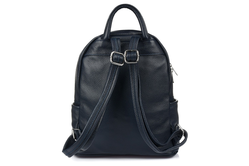 Skórzany plecak A4 duży pojemny do szkoły Włoski P16