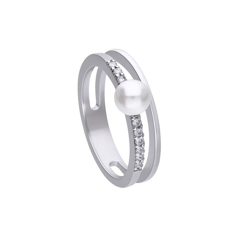 Biżuteria DIAMONFIRE 6119951111180. Pierścionek, Kolor szary. Kobieta.