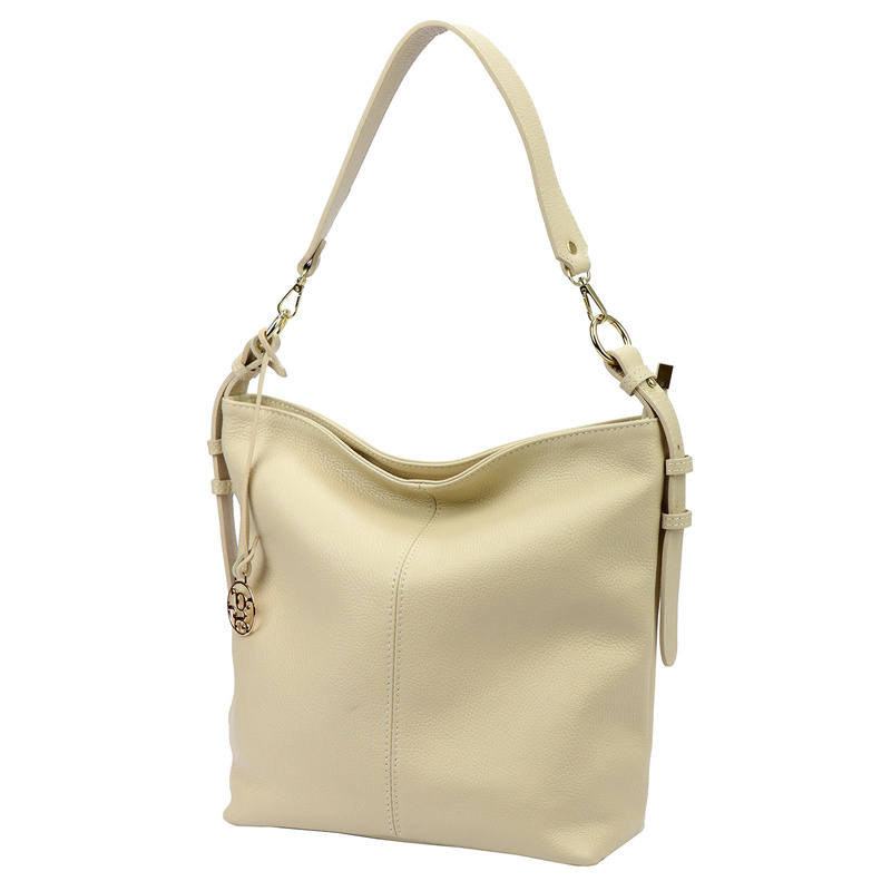 Gregorio pojemna damska torebka na ramię skóra naturalna shopperbag