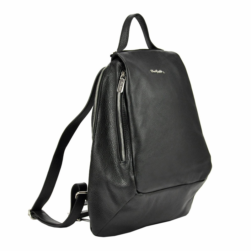 Pierre Cardin damski Skórzany duży plecak miejski duży z kieszeniami