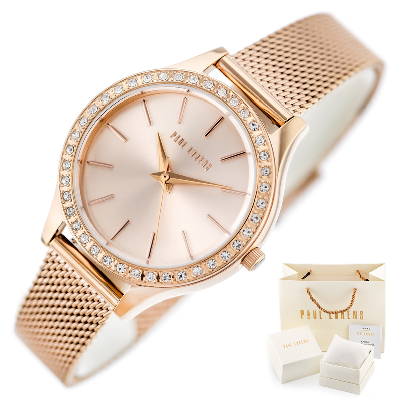 ZEGAREK DAMSKI PAUL LORENS - PL10482B2-4D2 (zg504g) + BOX