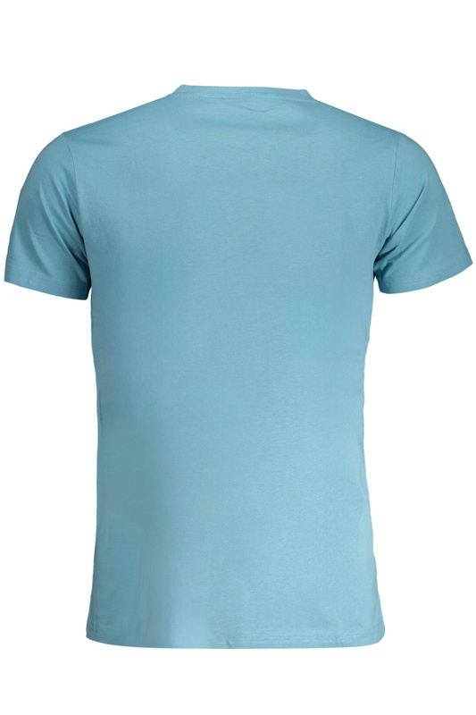 NIEBIESKI T-SHIRT MĘSKI Z KRÓTKIM RĘKAWEM NORWEGIA 1963