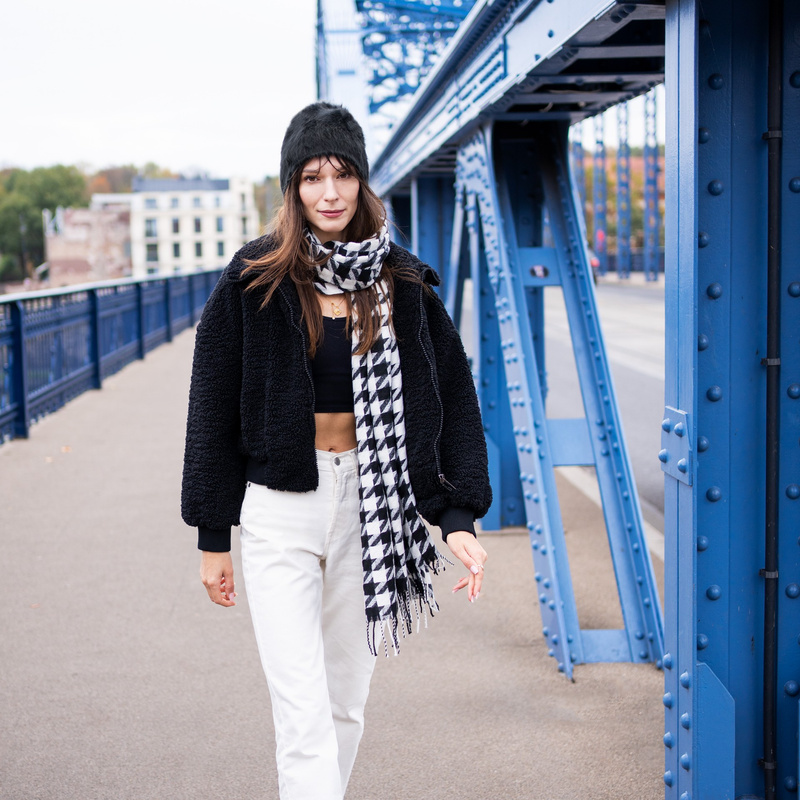 Szal Klasyczna Pepitka