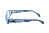 Okulary ALEXANDER MCQUEEN AMQ4150IQY. Okulary, Kolor niebieski. Kobieta.
