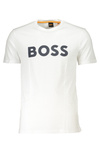 BIAŁY T-SHIRT MĘSKI Z KRÓTKIM RĘKAWEM HUGO BOSS
