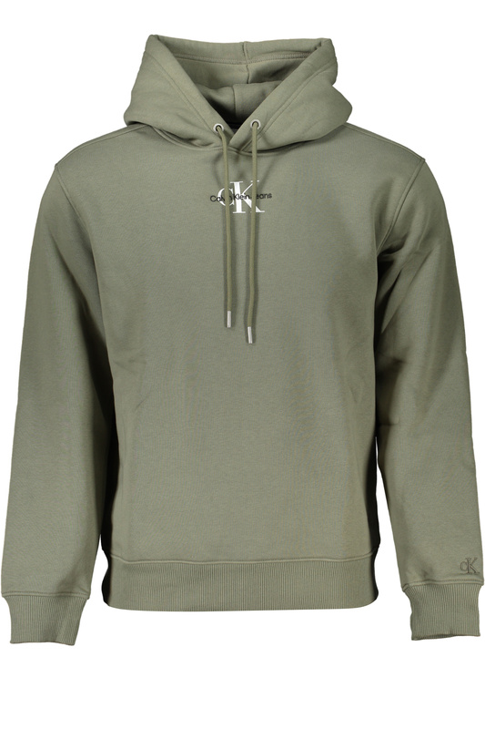 ZIELONA męska bluza przez głowę CALVIN KLEIN