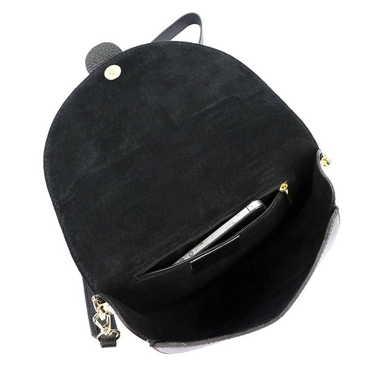 Luka damska listonoszka mała torebka przez ramię skóra naturalna 