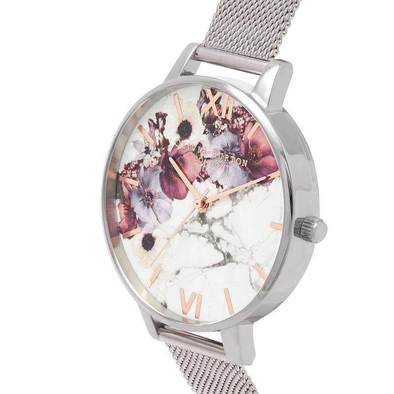Zegarek OLIVIA BURTON OB16MF09. Kwarcowy, Kolor biały. Kobieta.