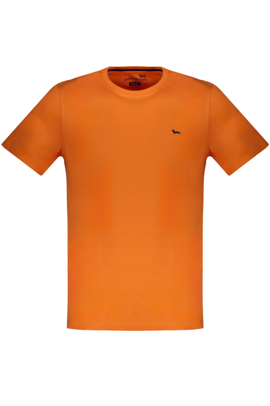 T-SHIRT MĘSKI Z KRÓTKIM RĘKAWEM HARMONT&BLAINE POMARAŃCZOWY
