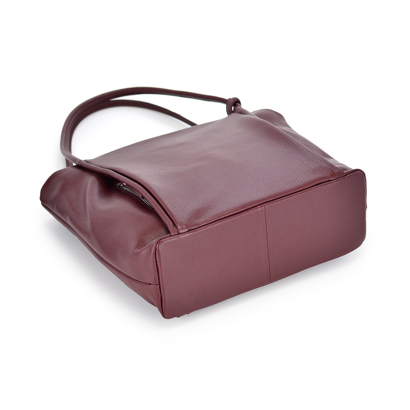 Piękna elegancka duża damska shopperbag skórzana