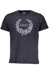 GIAN MARCO VENTURI T-SHIRT MĘSKI Z KRÓTKIM RĘKAWEM NIEBIESKI