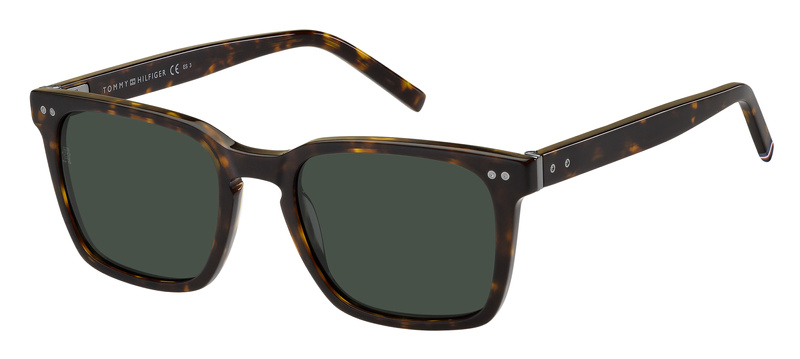 Okulary TOMMY HILFIGER TH-1971-S-086. Okulary przeciwsłoneczne, Kolor brązowy. Mężczyzna.