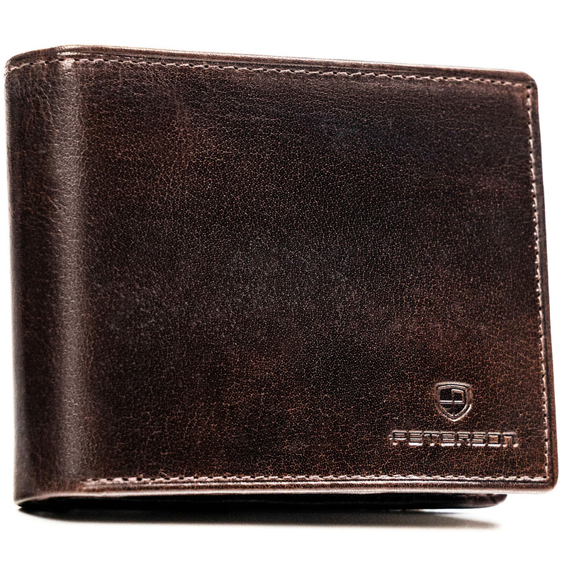 Skórzany męski portfel Peterson PTN N992-BUF