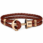 Biżuteria PAUL HEWITT PHPHNSHL. Bransoletka, Kolor brązowy. Unisex.