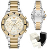 ZEGAREK MĘSKI EMPORIO ARMANI AR11606 Two-Tone Chronograph + BOX