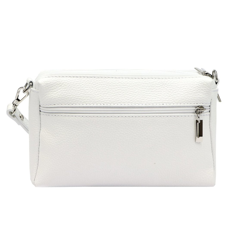 Miejska Skórzana listonoszka torebka przez ramię 3 komory MiaMore