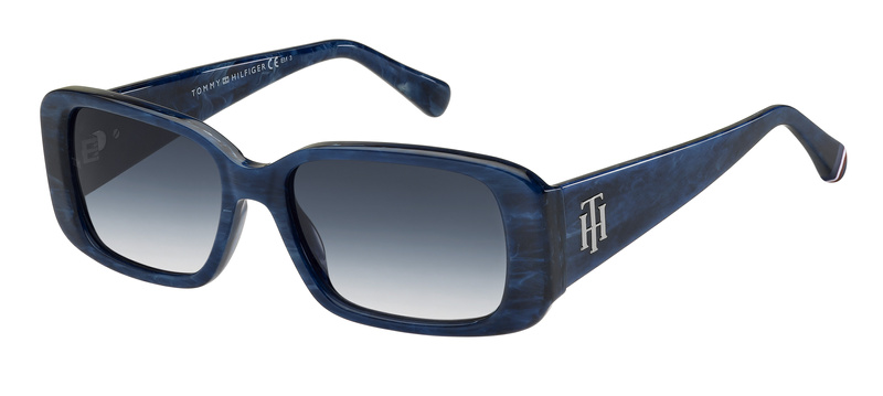 Okulary TOMMY HILFIGER TH-1966-S-NUM. Okulary przeciwsłoneczne, Kolor niebieski. Kobieta.