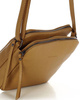 Torebka skórzana crossbody listonoszka dwie komory - MARCO MAZZINI brąz camel
