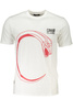 T-SHIRT MĘSKI Z KRÓTKIM RĘKAWEM KLASY CAVALLI BIAŁY