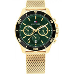 Zegarek TOMMY HILFIGER 1792093. Kwarcowy, Kolor zielony. Mężczyzna.