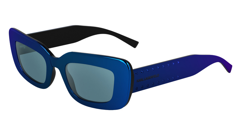 Okulary KARL LAGERFELD KL6164S-400. Okulary przeciwsłoneczne, Kolor niebieski. Kobieta.