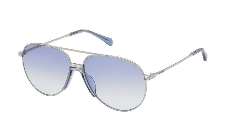 Okulary ZADIG&VOLTAIRE SZV320-59579Y. Okulary przeciwsłoneczne, Kolor szary. Unisex.