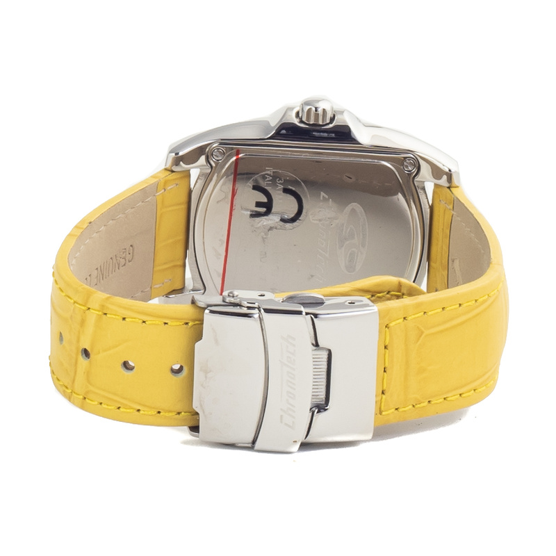 Zegarek CHRONOTECH CT7274L-02. Kwarcowy, Kolor żółty. Kobieta.
