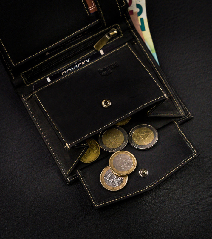 Wild męski rozbudowany portfel skóra naturalna pionowy duży