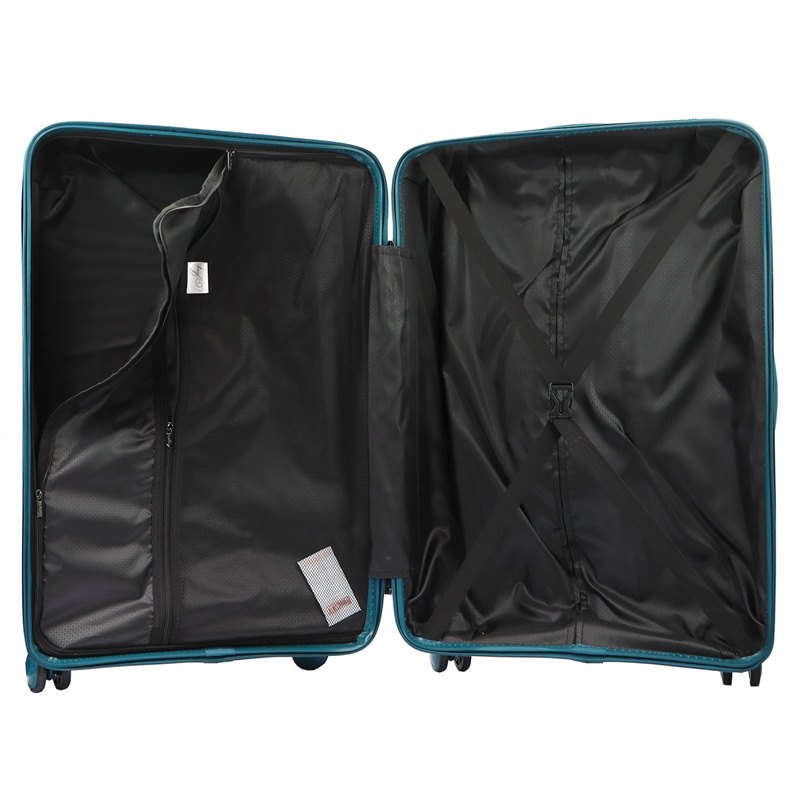 Jony zestaw trzech walizek podróżnych na kółkach z kosmetyczką ABS