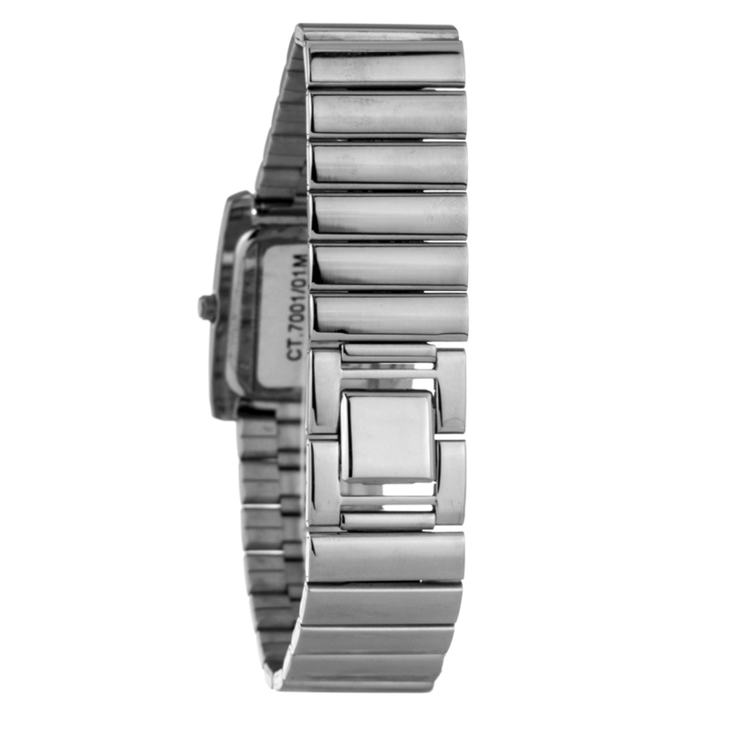 Zegarek CHRONOTECH CT7001-01M. Kwarcowy, Kolor biały. Kobieta.