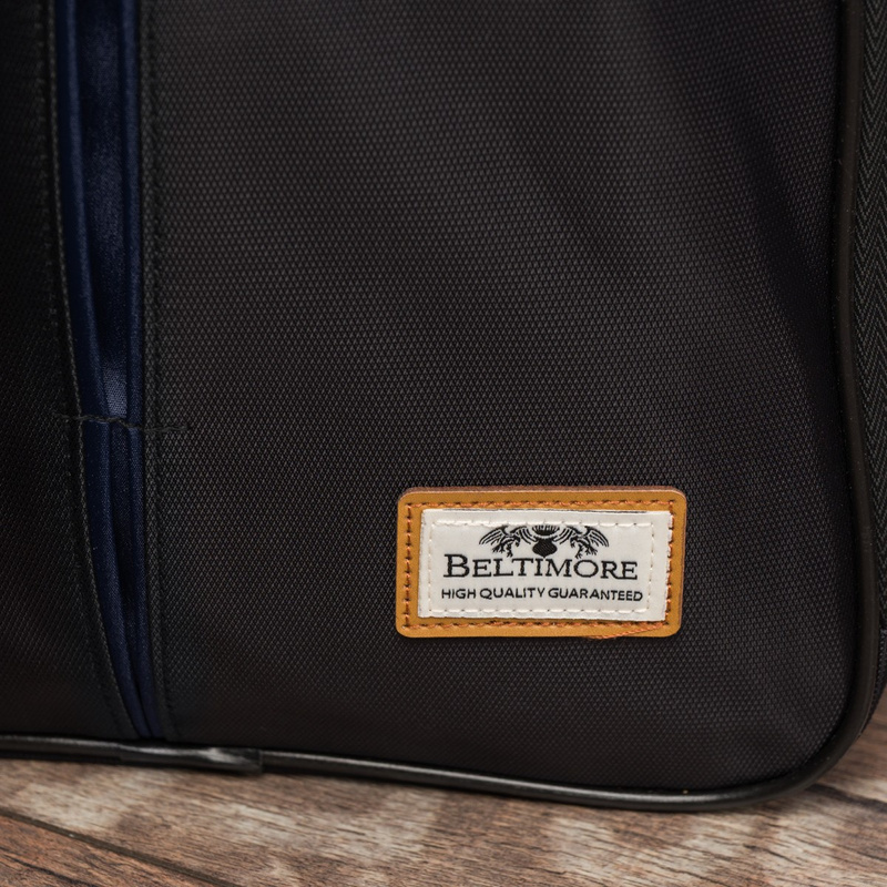 Plecak Podróżny Lekki Bagaż Podręczny Samolotowy Ryanair Wizzair Beltimore czarno granatowy Q77