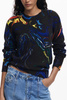 Czarny sweter damski Desigual