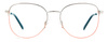 Okulary M MISSONI MMI-0085-3YZ. Okulary, Kolor różowy. Kobieta.