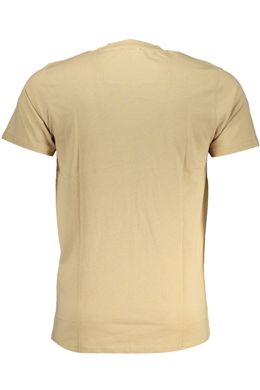T-SHIRT MĘSKI Z KRÓTKIM RĘKAWEM KLASY CAVALLI BEŻOWY