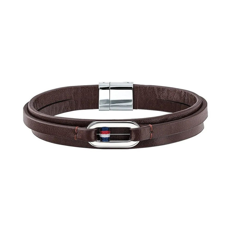 Biżuteria TOMMY HILFIGER 2790027. Bransoletka, Kolor brązowy. Mężczyzna.