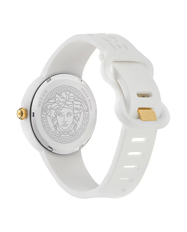 Zegarek VERSACE VE6G00123. Kwarcowy, Kolor biały. Kobieta.