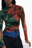 ZIELONY SWETER DAMSKI DESIGUAL